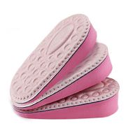 [ร้อน] 1.5-3.5เซนติเมตรเพิ่มความสูง Pad U Nisex Insoles เท้าที่มองไม่เห็นความสูงเพิ่มขึ้น Insoles นุ่มครึ่งหลา Pad ส้น Pad กระดูก Insoles ร้อน