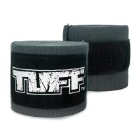 TUFF Unisex 100% Elastic Cotton, Thunder Gray Hand Wraps