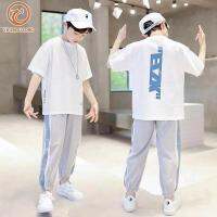 YA ZHOU LONG Boys Ice Silk Thin Anti-Mosquito Pants Children S Sports Quick-Drying Pants