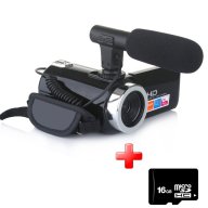 Máy quay phim cầm tay HD Digital Video Zoom 18X (có micro) + Tặng kèm thẻ nhớ 16GB thumbnail