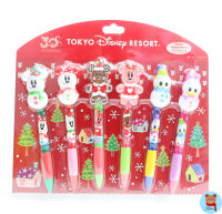 ✅พร้อมส่ง set 10 christmas Tokyo Disney Resort Disney Mickey Mouse pen set 6pieces??ปากกา มิกกี้เมาส์ ดิสนี่ย์