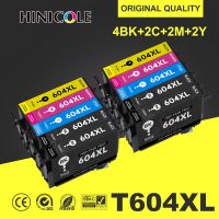 Hinicole T604XL ที่เข้ากันได้สำหรับ T604 604XL Epson สำหรับ XP-2200 XP-2205 XP-3200 XP-3205 XP-4200 XP-4205 WF-2910 WF-2935 WF-2930 2950 J136