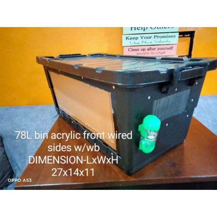 COD 78L Bin Cages for your hamster Guinea PigsRodentsMice Snake Bearded