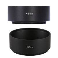 2 Pcs Mount Standard Metal Lens Hood for , 49Mm &amp; 55Mm