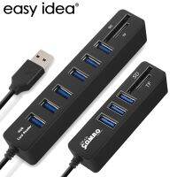 (CALGY Phone protection) USB Hub 3.0USB S Plitter 2.0 USB 3.0 Hub 3/6พอร์ต Expander Adaptertf/sd การ์ด ReaderAccessories Hab สำหรับ PC