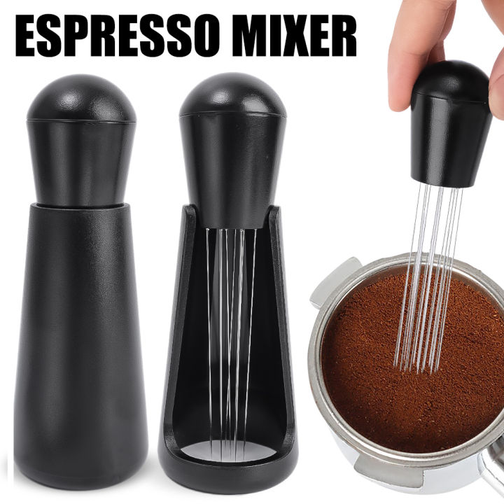 Stainless Steel Espresso Stirrer Espresso Machine Auxiliary Tools 58mm  Black 