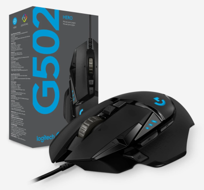 LOGITECH G502 HERO Gaming Mouse เมาส์เกมมิ่ง - [Kit IT]