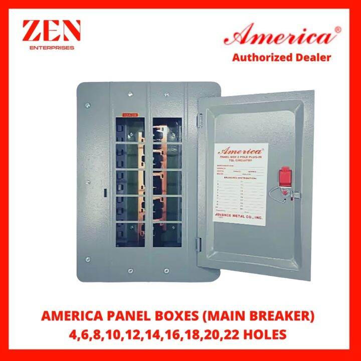 AMERICA PLUG IN Panel Board 4 6 8 10 12 14 16 18 20 Holes Lazada PH