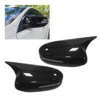 1คู่ OX Horn ด้านหลังดูกระจกฝาครอบ Fit สำหรับ Kia Optima K5 2011 2012 2013 2014 2015 Gloss สีดำ ABS