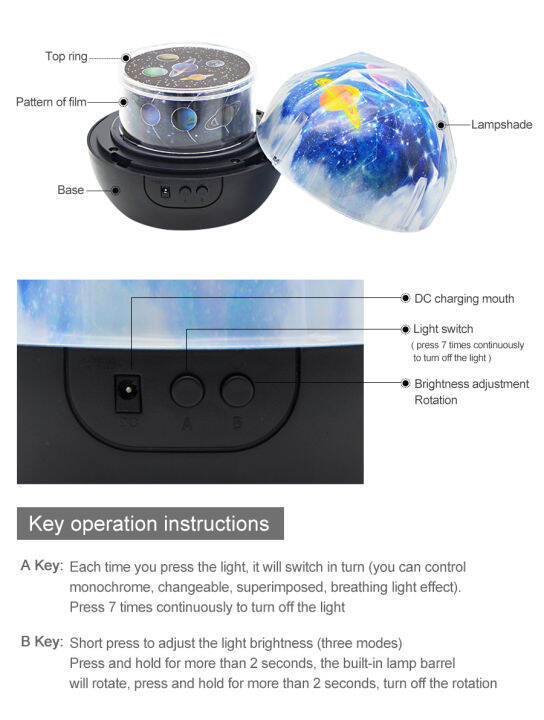 s-tarry-sky-ไฟกลางคืนระบบดวงอาทิตย์โปรเจคเตอร์ตกแต่งโคมไฟ-led-หมุนไฟวิเศษสำหรับเด็กเด็กปีใหม่ของขวัญคริสต์มาส