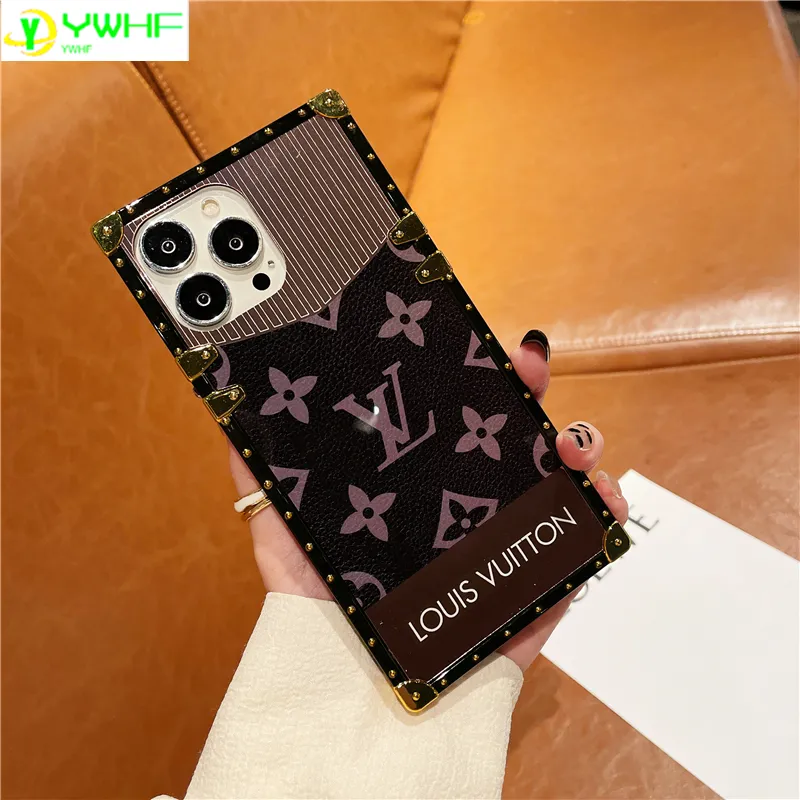 LV Trunk Phone Case for iPhone 11 12 13 14 Pro Max Series