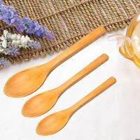 home supplies Kitchen Durable Cooking Wooden Spoon Stirring Spoon Coffee Scoop Thick Spoon Cutlery Spoon