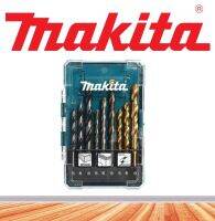 ชุดดอกเจาะไม้-ปูน-เหล็ก makita D-71962/9ชิ้น(แท้100%)