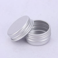 50pcs Empty Aluminum Jar Small Refillable Cosmetics Pot Screw Cap Metal Cream Box Gold Sample Packaging Container Pink Blue 5g