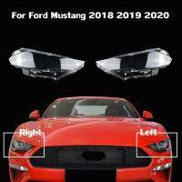 ที่บังแดดฝาปิดเลนส์ไฟหน้าแบบใสสำหรับ Ford Mustang 2018-2020อุปกรณ์เสริมรถยนต์