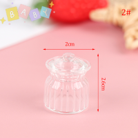 FactoryOutlete?Cheap? 1:12 dollhouse Miniature ขวดแก้ว Candy Jar ตุ๊กตาครัว Candy bottle รุ่น