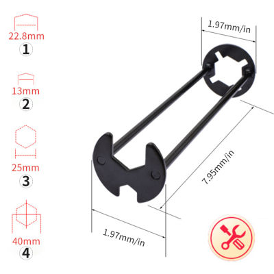 ประแจอ่างล้างจานเครื่องมือประปาซ่อมแซมห้องครัวชุดเครื่องมือประแจห้องน้ำประแจหกเหลี่ยมสี่ขาท่อประปากุญแจก๊อกน้ำอ่างล้างหน้า