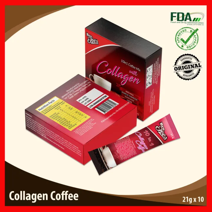 Bro Joe's Collagen Coffee 100 Organic Herbal FDA Approved