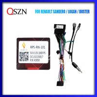 QSZN Wiring Harness Canbus Box Decoder For RENAULT SANDERO /LOGAN /DUSTER 2010-2014 Android Car Radio Stereo Power Cable Adapter