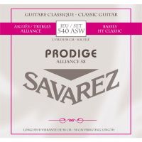 Savarez 540ASW Prodige 58 (wound G 3rd String) สายสำหรับกีตาร์ Scale Length 580mm ถึง 640mm, SET Normal Tension