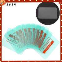 BUSH 10pcs โปร่งใสโปร่งใส ที่ครอบป้องกัน ปรับมืดอัตโนมัติ เชื่อมหมวกกันน็อคเลนส์ แว่นตาเชื่อมโลหะ แผ่นฟิล์มแผ่น กระจกป้องกันสำหรับ