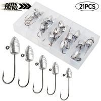 สัมผัสรูปไข่ Jig Head Jig Hooks 1G/2G/3G/5G/7G ตกปลาน้ำแข็ง Hook Raft ตะขอตกปลา Micro Fishing Tackle