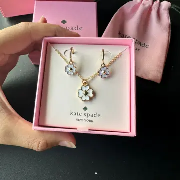 Kate spade necklace on sale and earrings set