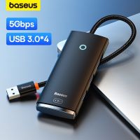 Baseus USB HUB 4 in 1 USB C HUB USB Type CถึงหลายUSB 3.0 อะแดปเตอร์สำหรับMacBook Pro Air Huawei Mate 30 USB-C 3.0 Splitter-EDCNM SHOP