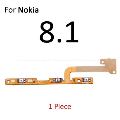 【☸2023 New☸】 anlei3 ริบบิ้นสายเคเบิลควบคุมดิ้นกุญแจสวิตช์ปริมาณกระดุมปุ่มเปิดปิดสำหรับ Nokia 7 6.1 Plus 8 8.1 7.1 7.2 6.2 6