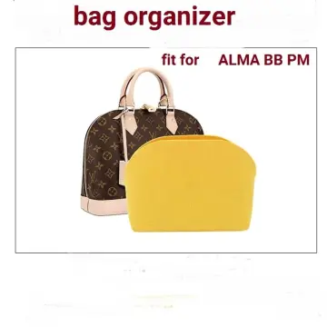 EverToner Felt Insert Bag Organizer Bag Fits For LV Alma BB PM