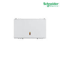 Schneider Electric สวิตช์ทางเดียว 3 ช่อง มีพรายน้ำ สวิตช์แบบกดเด้งกลับ สีขาว รุ่น Zencelo : 8431L_1_WE สั่งซื้อได้ที่ร้าน  PlugOn