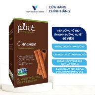 Viên uống hỗ trợ ổn định đường huyết PLNT Cinnamon 60 viên hộp thumbnail