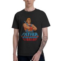 T-shirt เสื้อยืดแขนสั้น ผ้าฝ้าย พิมพ์ลาย He-Man Masters Of The Universe สไตล์วินเทจ สําหรับผู้ชายS-5XL  IAVA