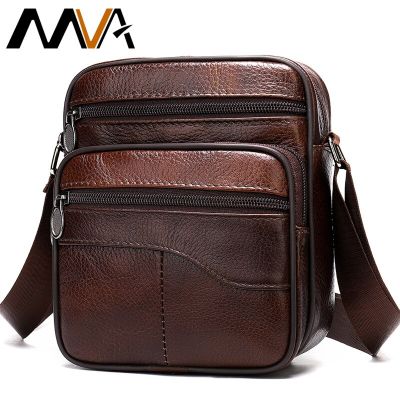 MVA กระเป๋าผู้ชายกระเป๋าหนังแท้สะพายหนังผู้ชายกระเป๋าสะพายข้างขนาดเล็กกระเป๋าสะพายผู้ชายแฟชั่น0501