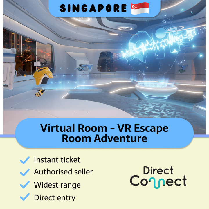 Virtual Room VR Escape Room Adventure Singapore Virtual Reality 3D Attractions Tickets