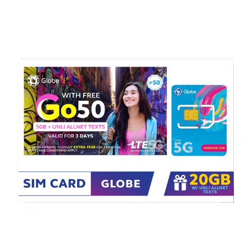 Globe Prepaid 5G Regular Sim Card llll Lazada PH