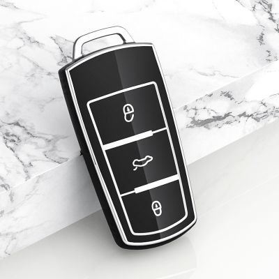 [HOT CPPPPZLQHEN 561] Soft TPU รถ Remote Key กรณี Shell สำหรับ Volkswagen VW Passat CC 3C B5 B6 B7 B7L R36 Maogotan อัตโนมัติพวงกุญแจอุปกรณ์เสริม