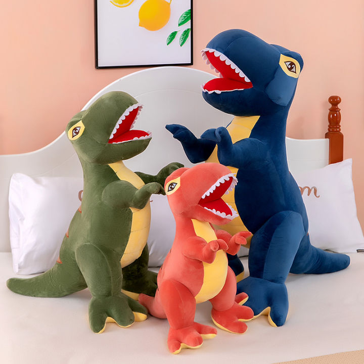 hot-ขายส่งซื้อตุ๊กตา-tyrannosaurus-tyrannosaurus-ragdoll-ของเล่นตุ๊กตาไดโนเสาร์-logo-หมอนกอดนอนเด็กชายของขวัญวันเกิด