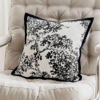 2023 Modern Simplicity Pillow Covers Decorative Nordic Light Luxury Pillow Case 45*45 Jacquard Embroidery Living Room Pillowslip