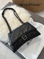 Bs bag womens summer 2023 new popular hourglass bag high-end embroidery thread crossbody bag chain armpit bag 【JYUE】