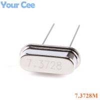 10pcs 7.3728MHz 7.3728 MHz 7.3728M Hz 7.3728M Passive Quartz Resonator Crystal Oscillator HC 49S Through Holes DIY Kit New