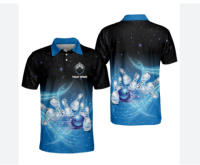 ball bowling Hot new high-quality full sublimation free custom polo shirt-32（freename logo custom）Size：s-6xl