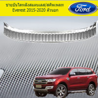 ชายบันไดหลังสแตนเลส/สคัพเพลท ฟอร์ด เอเวอร์เรส FORD  Everest 2015-2020 ตัวนอก