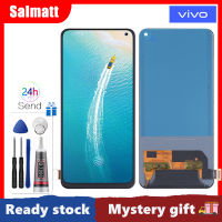 Salmatt หน้าจอ LCD TFT 6.44นิ้วสำหรับ VIVO V17/V19 Neo/S5/IQOO 3ชุดหน้าจอสัมผัสและ LCD อะไหล่สำหรับ Vivo V17 1919 V19 Neo VIVO S5 V1932A Vivo IQOO 3 5G I1928 LCD V1955A I1927