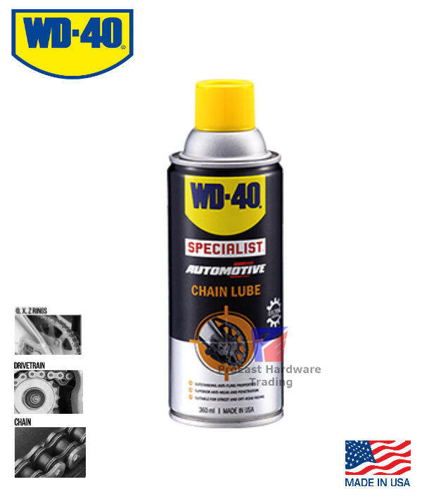 WD 40 Specialist Automotive Chain Lube 360ml Lazada
