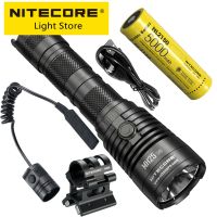 2023 Nitecore MH25-V2 21700 USB-C ไฟฉาย LED ชาร์จได้ + RSW3 Remote Tombol + GM02MH ติดกลางแจ้งไฟฉายกันน้ำตั้งแคมป์