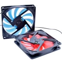 Brand new original ANCHAOPU 80x80x15mm 8cm 8015 80mm fan DC5V blue red LED light Computer USB quiet cooling fan