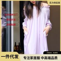 silk short sleeve summer cool feeling outside nightgown female big yards leisurewear suit leisure thin factory wholesale