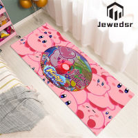 Cute Cartoon K-Kirbys Car in the Living Room Floor Bath Mat Home Kitchen Mats Bedroom Bathroom Rug Doormat Entrance Door Rugs