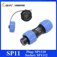 Original Weipu IP68กันน้ำ2 3 4 5 Pin IP68ชายหญิงปลั๊กด้านหลัง Mount Socket SP1110 SP1112